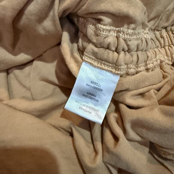 Privacy Please Lia Midi Dress Sleeveless Ruched Clay Tan Women’s Size Medium - Picture 9 of 10